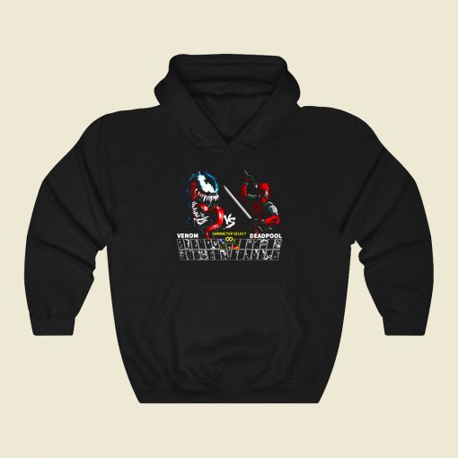 Select Spider Black Vs Merc Funny Graphic Hoodie