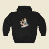 Skateboard Cat Funny Graphic Hoodie