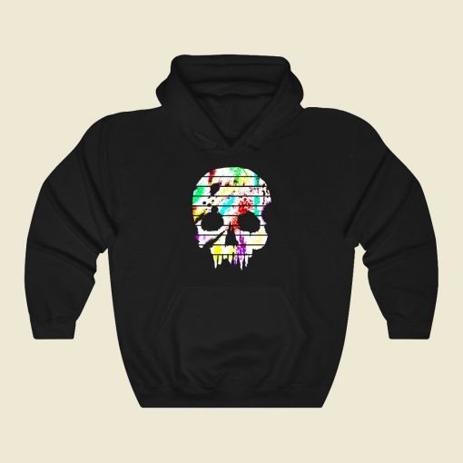 Skull Colors Funny Graphic Hoodie