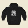 Skull Girl Funny Graphic Hoodie