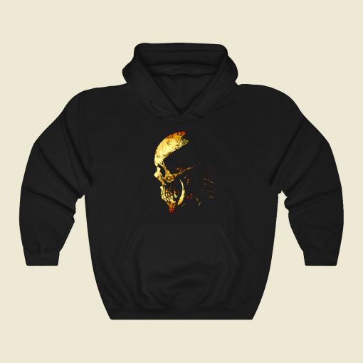 Skull Map Funny Graphic Hoodie