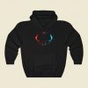 Skull Poker Funny Graphic Hoodie