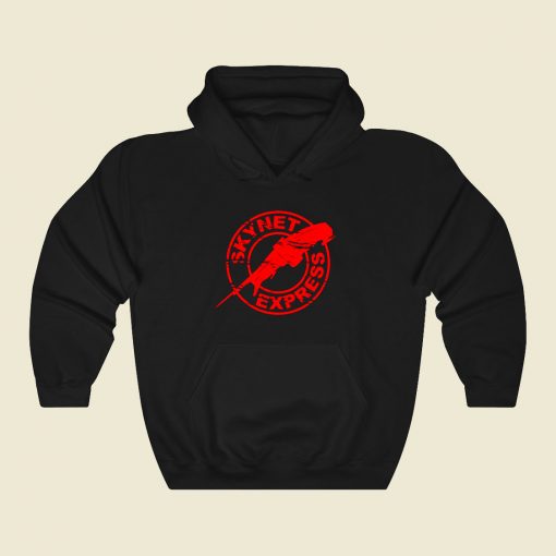 Skynet Express Funny Graphic Hoodie