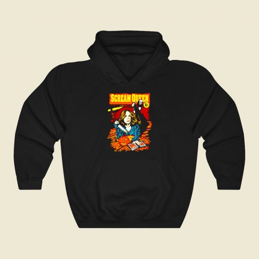 Slasher Fiction Funny Graphic Hoodie