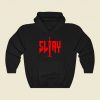 Slay Red Funny Graphic Hoodie