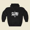 Slay White Funny Graphic Hoodie