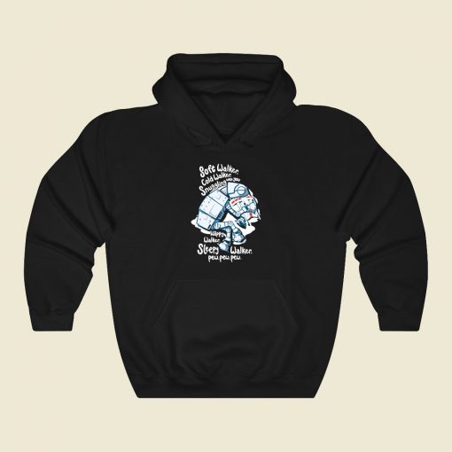 Soft Walker 2 Funny Graphic Hoodie