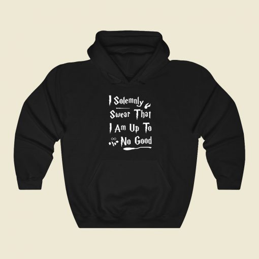 Solemnly Swear Wizard Funny Graphic Hoodie