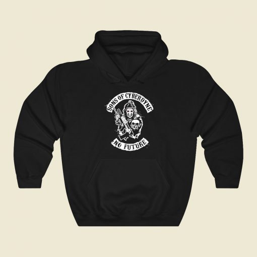 Sons Of Cyborg Funny Graphic Hoodie