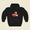 Space Car Funny Graphic Hoodie