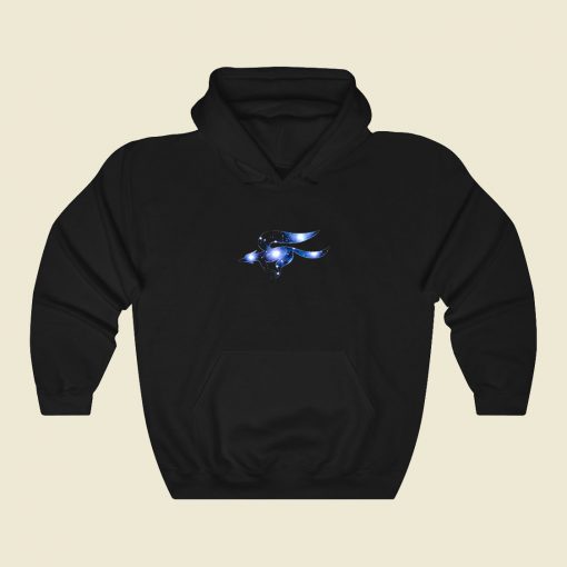 Space Fox Funny Graphic Hoodie