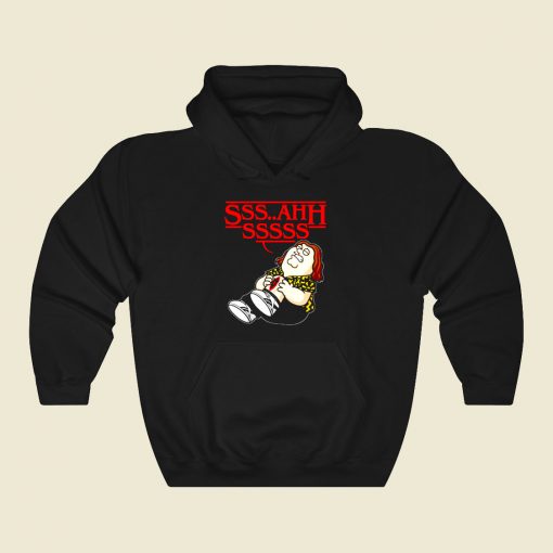 Ssstranger Funny Graphic Hoodie