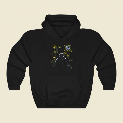 Starry Dark Side Funny Graphic Hoodie