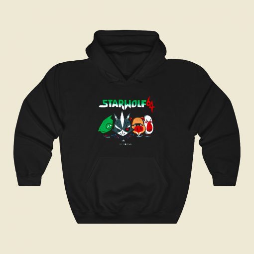 Starwolf 64 Funny Graphic Hoodie