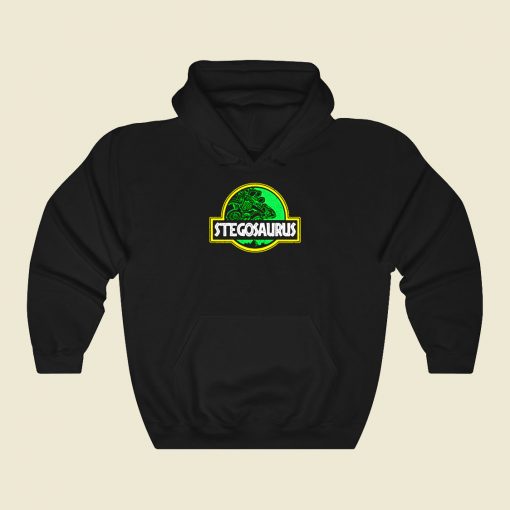 Stegosaurus Funny Graphic Hoodie