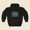 Strange And Unusual Beetlejuice Goth Quote Funny Graphic Hoodie