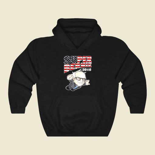 Super Bernie 2016 Funny Graphic Hoodie