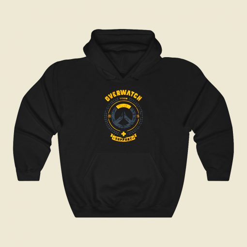 Support Team Funny Graphic Hoodie