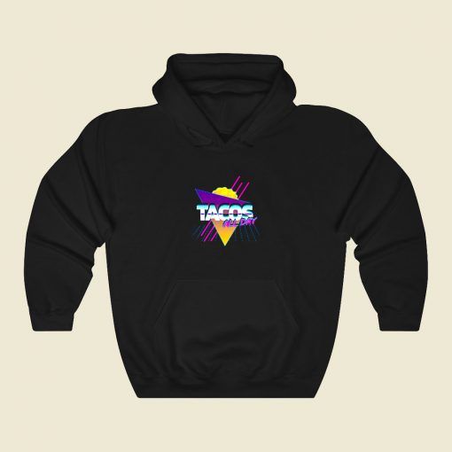 Tacos All Day Funny Graphic Hoodie