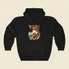 Takaiju Black Funny Graphic Hoodie