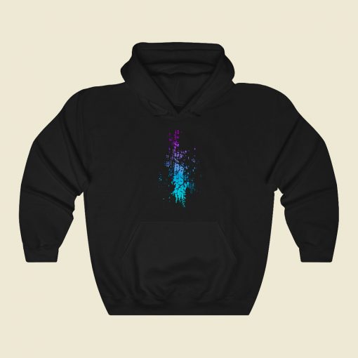 Technicolour Forest Funny Graphic Hoodie