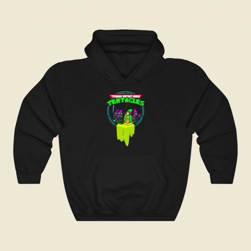 Teenage Mutant Ninja Tentacles Funny Graphic Hoodie