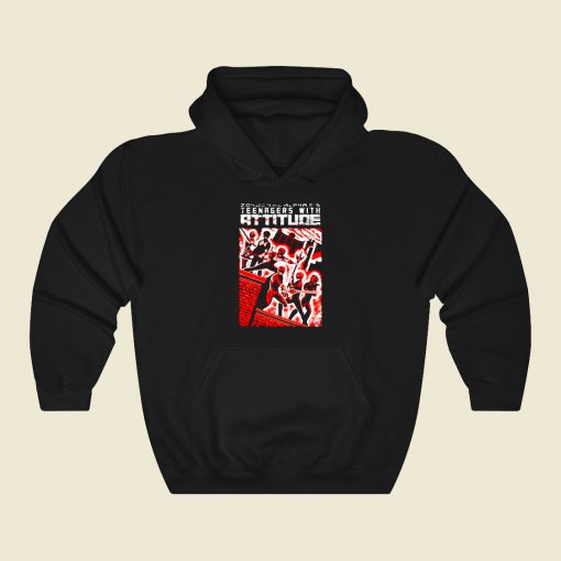 Teenagers With Attitude Funny Graphic Hoodie