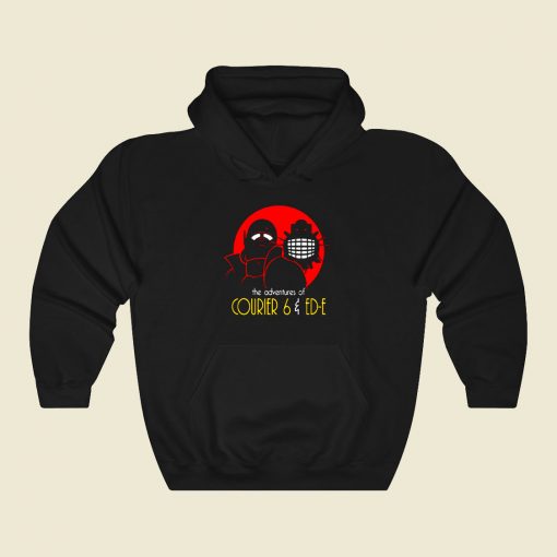 The Adventures Of Courier 6 And Ed E Funny Graphic Hoodie