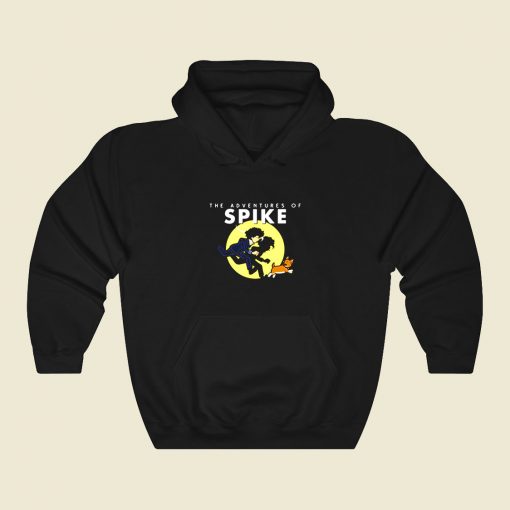 The Adventures Of Spike Funny Graphic Hoodie