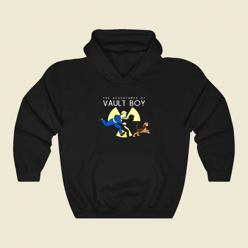 The Adventures Of Vault Boy Funny Graphic Hoodie