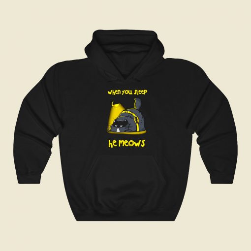 The Batcat Funny Graphic Hoodie