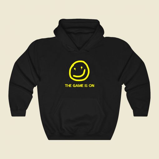 The Game Is On Funny Graphic Hoodie