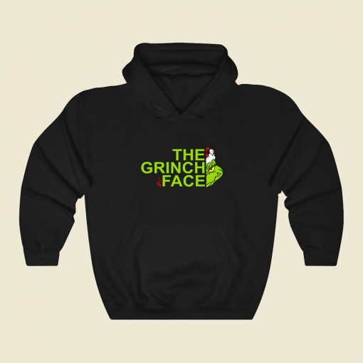 The Gr1nch Face Funny Graphic Hoodie