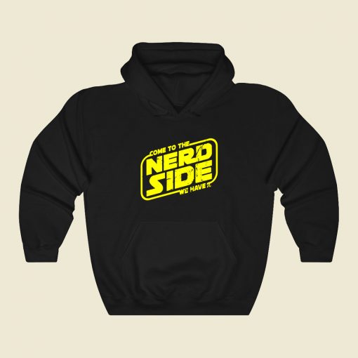 The Nerd Side Funny Graphic Hoodie