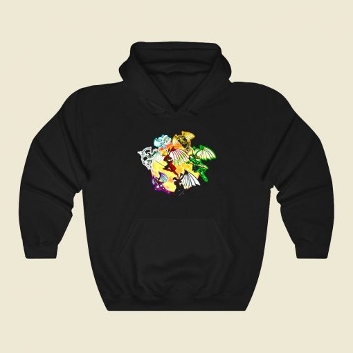 The Seven Dragoons Funny Graphic Hoodie