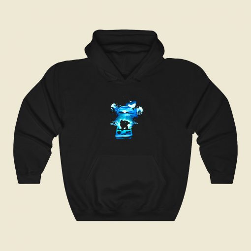 The Water Monster Funny Graphic Hoodie