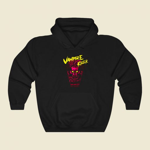 Vampire Killer Pink Funny Graphic Hoodie