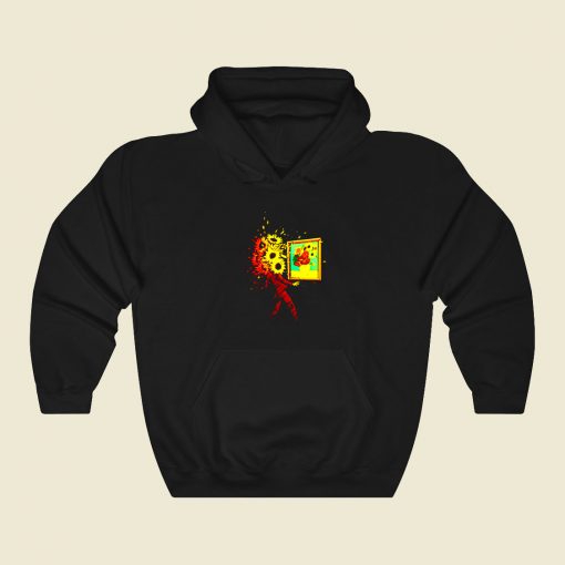 Van Goghs Sunflowers Funny Graphic Hoodie