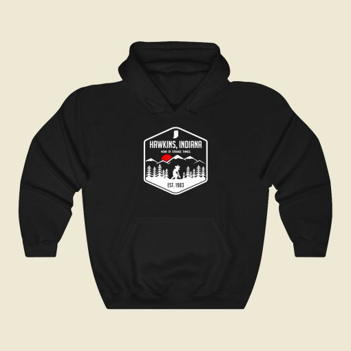 Visit Hawkins Funny Graphic Hoodie