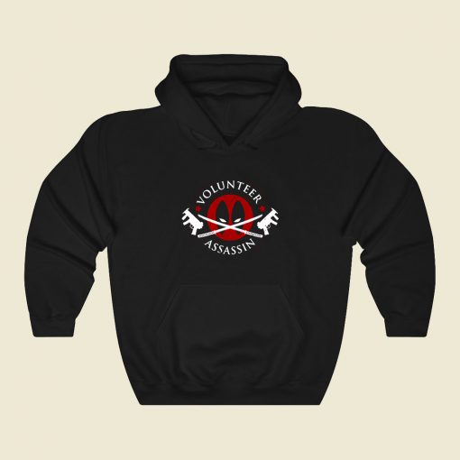 Volunteer Assassin Funny Graphic Hoodie