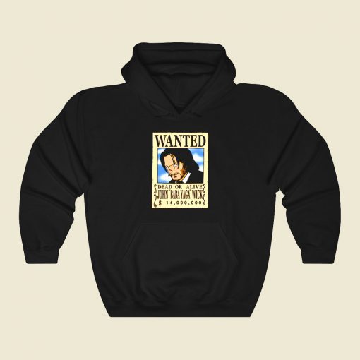 Wanted The Baba Yaga Funny Graphic Hoodie