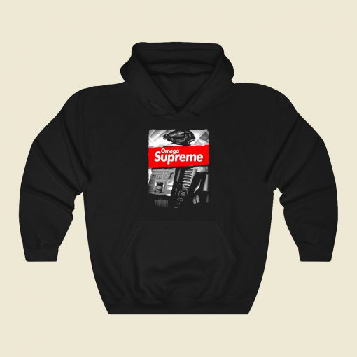 Who Challenges Omega Supreme Funny Graphic Hoodie