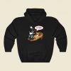 You Shall Not Pass Rabbit Funny Graphic Hoodie