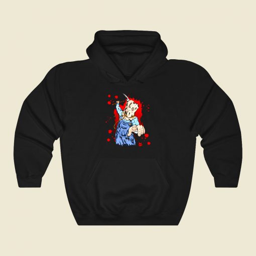 Young Voorhees Funny Graphic Hoodie