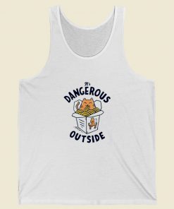 Dangerous Outside Noodles Cup Tank Top