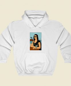 Mona Lisa Relax On The Beach Hoodie Style