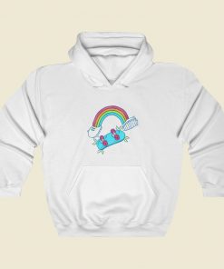 Radbow Rainbow Skateboarding Funny Hoodie Style