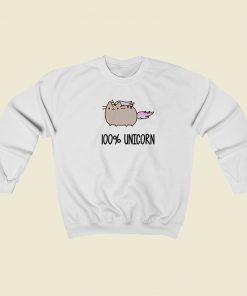 100 Percent Unicorn Funny Sweatshirt Style