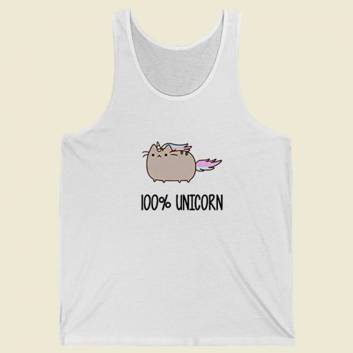 100 Percent Unicorn Funny Tank Top