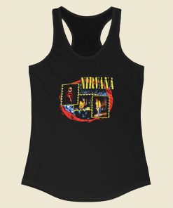 Nirvana Circle Vintage Band Racerback Tank Top